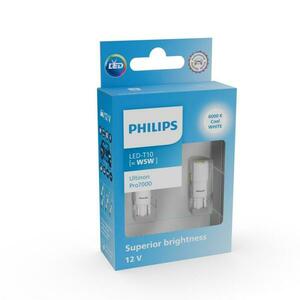 Philips W5W 12V W2.1x9.5d Ultinon Pro7000 6000K NOECE 2ks 11961CU70X2 obraz