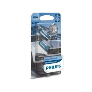 Philips W5W WhiteVision Ultra 12V 12961WVUB2 obraz