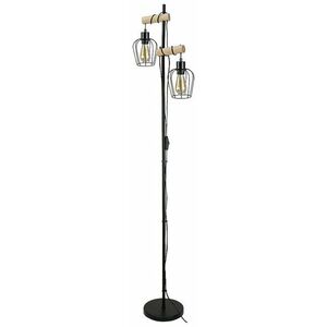 Rabalux stojací lampa Fabian E27 2x MAX 40W matná černá 5246 obraz