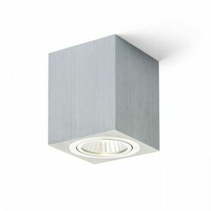 RED - DESIGN RENDL RENDL MAYO SQ stropní výklopná česaný hliník 230V/700mA LED 9W 36° 2700K R10325 obraz