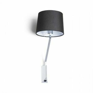 RED - DESIGN RENDL RENDL SHARP nástěnná černá chrom 230V E27 42W R12481 obraz