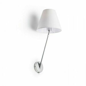 RED - DESIGN RENDL RENDL SILENCE nástěnná bílá chrom 230V E27 42W R11975 obraz