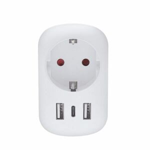 Solight cestovní adaptér s USB do Velké Británie, typ G PA03UK obraz