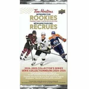 2024-25 Upper Deck Tim Hortons Retrospective Rookies Hockey Hobby Balíček obraz