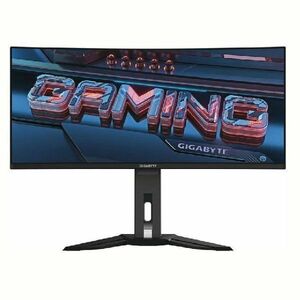 GIGABYTE LCD MO34WQC GAMING Monitor 34″ WQHD 3440×1440, OLED 1800R, 175 Hz, 2×HDMI, DP, USB-C PD, USB HUB, Speakers obraz