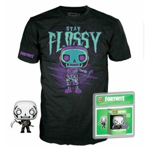 Funko Pocket Pop! & T-Shirt Fortnite Skull Trooper – velikost XL obraz