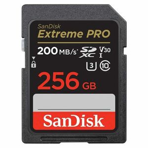 SanDisk Extreme PRO SDXC 256 GB 200 MB/s V30 UHS-I obraz