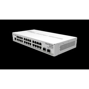 MIKROTIK RouterBOARD Cloud Router Switch CRS326-24G-2S+IN + L5 (800 MHz, 512 MB RAM, 24×GLAN, 2×SFP+) desktop obraz