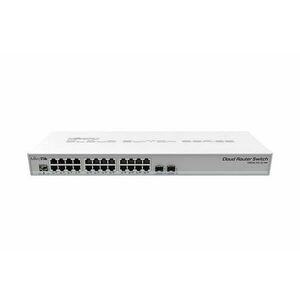 MIKROTIK RouterBOARD Cloud Router Switch CRS326-24G-2S+RM + L5 (800 MHz, 512 MB RAM, 24×GLAN, 2×SFP+) rack obraz