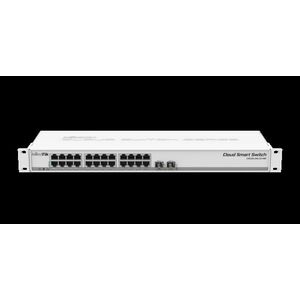 MIKROTIK RouterBOARD Cloud Smart Switch CSS326-24G-2S+RM + SwOS (24×GLAN, 2×SFP+) rack obraz