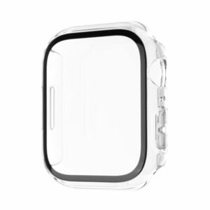 FIXED Pure ochranné pouzdro s temperovaným sklem pro Apple Watch 44 mm, čiré obraz