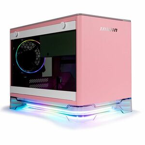 InWin Gaming Skrinka A1 PLUS ITX 650 W, růžová obraz