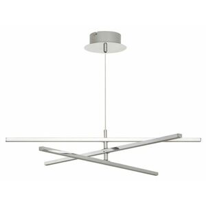 Rabalux Chromové závěsné LED svítidlo Meredith 600mm 18W 2480 obraz