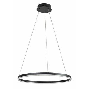 Rabalux Černé závěsné LED svítidlo Isaure 600mm 35W CCT 72301 obraz