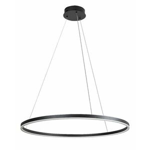 Rabalux Černé závěsné LED svítidlo Isaure 800mm 45W CCT 72302 obraz