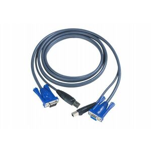 ATEN USB KVM Cable KVM kabel Černá 3 m 2L-5003U obraz