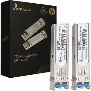 Extralink SFP 1.25G 2-pack | SFP modul | 1, 25Gbps, LC/UPC EX.35887 obraz