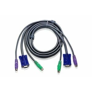ATEN 2L-5001P/C KVM kabel Šedá 1, 2 m 2L-5001P/C obraz