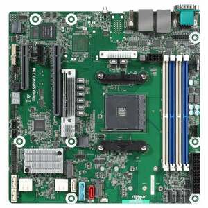 ASRock X570D4U, 1xSKT AM4, AMD Ryzen, X570, SATA, 2xM.2 X570D4U obraz
