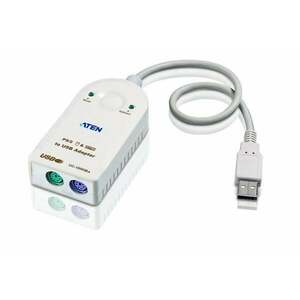 ATEN UC100KMA PS/2 kabel 0, 3 m 2x 6-p Mini-DIN USB A UC100KMA-AT obraz