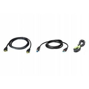 ATEN 2L-7D02UHX3 KVM kabel Černá 1, 8 m 2L-7D02UHX3 obraz