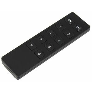 T-LED DimLED dálkový ovladač černý Kanály: 8 kanálů 069106 obraz