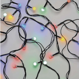 EMOS LED venkovní řetěz - kuličky 30m, multicolor, časovač D5AM04 obraz