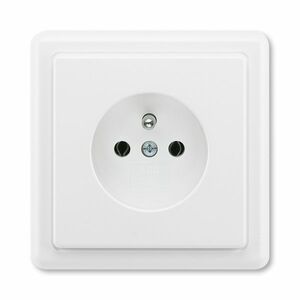 ABB Zásuvka CLASSIC, jasně bílá 5517-2389 B1 obraz