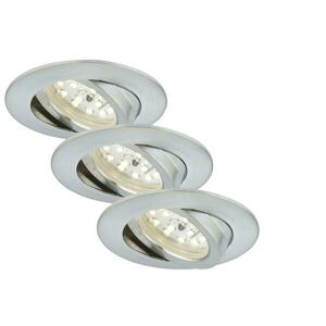 BRILONER 3ks sada LED vestavné svítidlo, pr. 8, 2 cm, 5 W, hliník BRI 7209-039 obraz