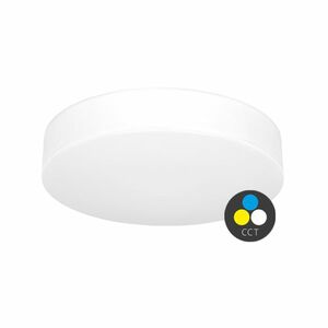 Ecolite LED svítidlo stropní kruh 24W 30cm 2040lm CCT IP44 bílá WML300-CCT/24W/BI obraz