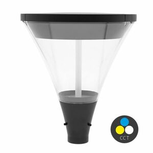 Ecolite Parkové svítidlo 20-40W max 5330lm CCT IP66 IK09 černá ST52-40W/CCT obraz