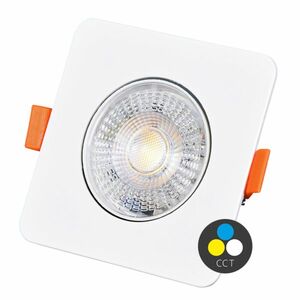 Ecolite SMD čtverec 9cm výklopný max.7W IP20 560lm CCT bílá LED-YL202/7W/CCT/BI obraz