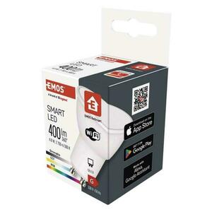 EMOS Chytrá LED žárovka GoSmart MR16 / GU10 / 4, 8 W (35 W) / 400 lm / RGB / stmívatelná / Wi-Fi ZQW832R obraz