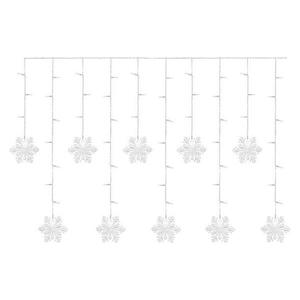 EMOS LED vánoční závěs - vločky, 135x50 cm, vnitřní, studená bílá DCGW13 obraz