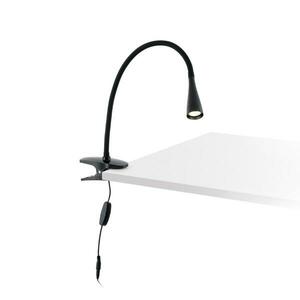 FARO LENA černá stolní lampa s klipem obraz
