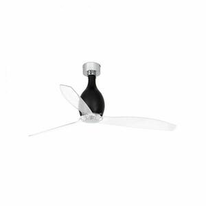 FARO MINI ETERFAN M, černá/transparentní, stropní ventilátor s DC motorem obraz