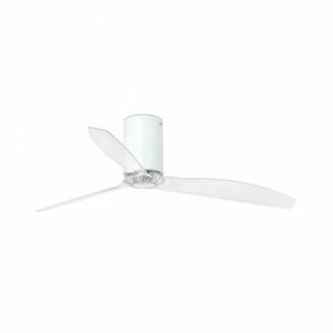 FARO MINI TUBE FAN, bílá/transparentní, stropní ventilátor s DC motorem obraz