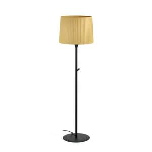 FARO SAMBA černá/skládaná žlutá stojací lampa obraz