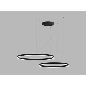 LED2 3274653CSTW Závěsné svítidlo CIRCLE SET 2 P-Z, B CASAMBI TW 104W 3000K-4000K černá obraz