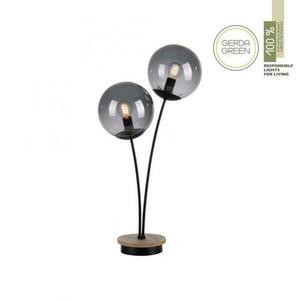 LEUCHTEN DIREKT is JUST LIGHT LED stolní lampa dřevo kouřová barva šňůrový vypínač IP20 do interiéru LD 11390-79 obraz