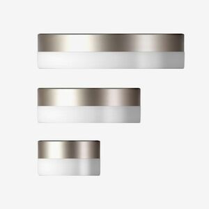 LUCIS stropní a nástěnné svítidlo NOMIA 9, 5W LED 4000K sklo argento dorato opál BS14.K2.N14.70M DALI2 DALI obraz