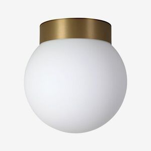 LUCIS stropní a nástěnné svítidlo POLARIS S 15, 7W LED 3000K sklo mosaz opál BS24.L1.350.74M DALI2 DALI obraz