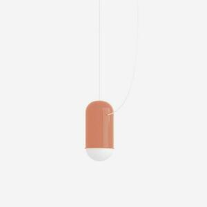 LUCIS závěsné svítidlo CAPSULE 8, 1W LED 4000K sklo červenobéžová opál ZL.L2.C20.75 obraz