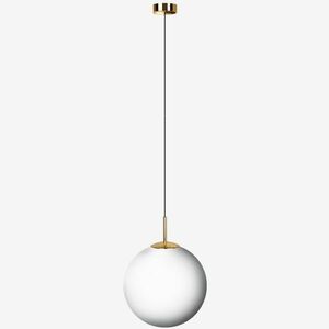 LUCIS závěsné svítidlo POLARIS ZKS 6, 2W LED 3000K sklo mosaz opál ZKS.L1.200.84M DALI2 DALI obraz