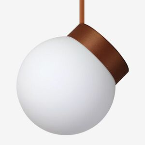 LUCIS závěsné svítidlo POLARIS ZTR 8, 3W LED 3000K sklo měď opál ZTR.L1.200.72 obraz