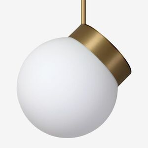LUCIS závěsné svítidlo POLARIS ZTR 8, 3W LED 3000K sklo mosaz opál ZTR.L1.200.74M DALI2 DALI obraz