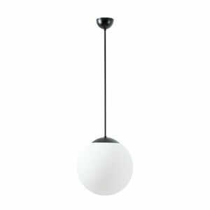 OSMONT ADR52922 ADRIA P2 závěsné skleněné svítidlo černá / bílá IP40 25W E27 obraz