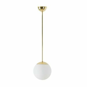 OSMONT ADR60020 ADRIA P1 závěsné skleněné svítidlo mosaz leštěná / bílá IP40 3000 K 8W LED obraz