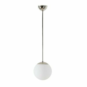 OSMONT ADR60027 ADRIA P1 závěsné skleněné svítidlo nerez leštěná / bílá IP40 3000 K 8W LED obraz