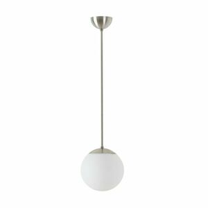 OSMONT ADR60033 ADRIA P1 závěsné skleněné svítidlo nerez broušená / bílá IP40 3000 K 8W LED obraz